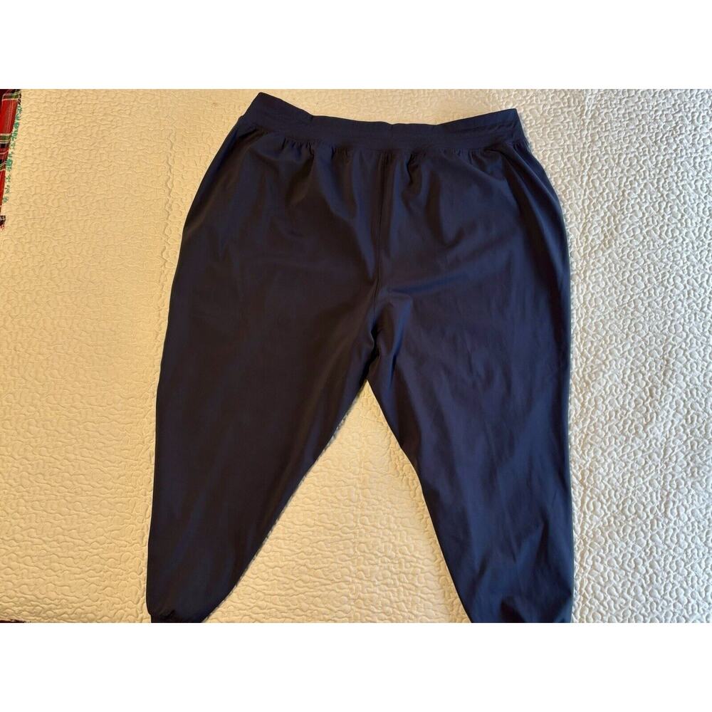 LIVI For Lane Bryant Navy Blue Elastic Waist And Cuff Athletic Pants Size 26/28